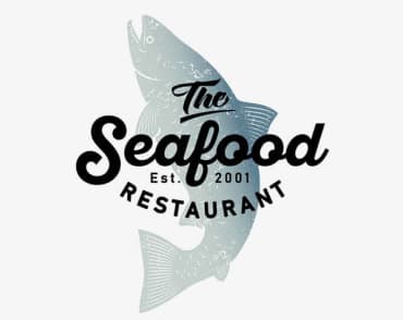 логотип ресторану море-продуктів